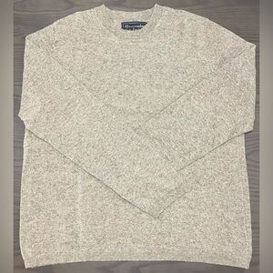 Abercrombie & Fitch Men's Wool and Cotten Light Tan Crewneck Sweater